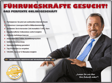Revolutionäres Internet-Geschäftskonzept